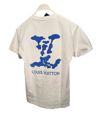 Loui Vuitto Shirt Wit/Blauw (achterzijde)
