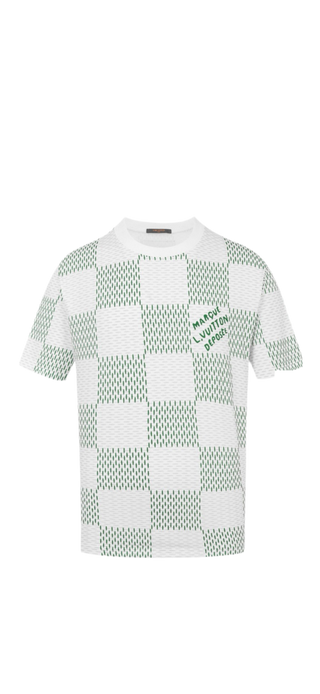 Loui Vuitto Shirt Wit/Groen