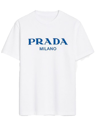 Prad Shirt Blauwe Letters